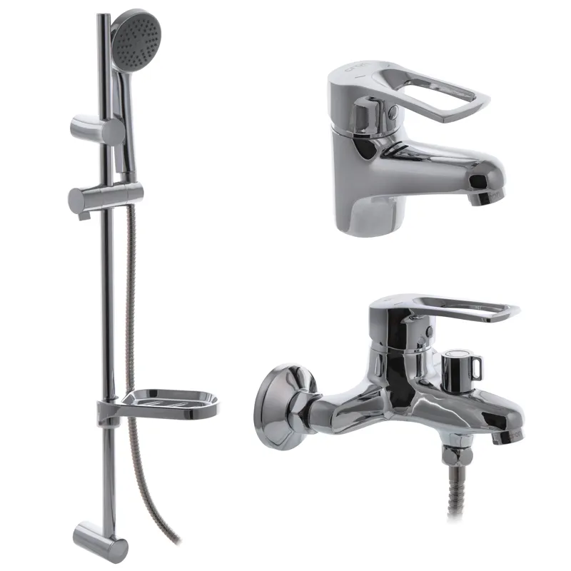 Комплект смесителей для ванной Cron HANSBERG SET-1 (CR0842)