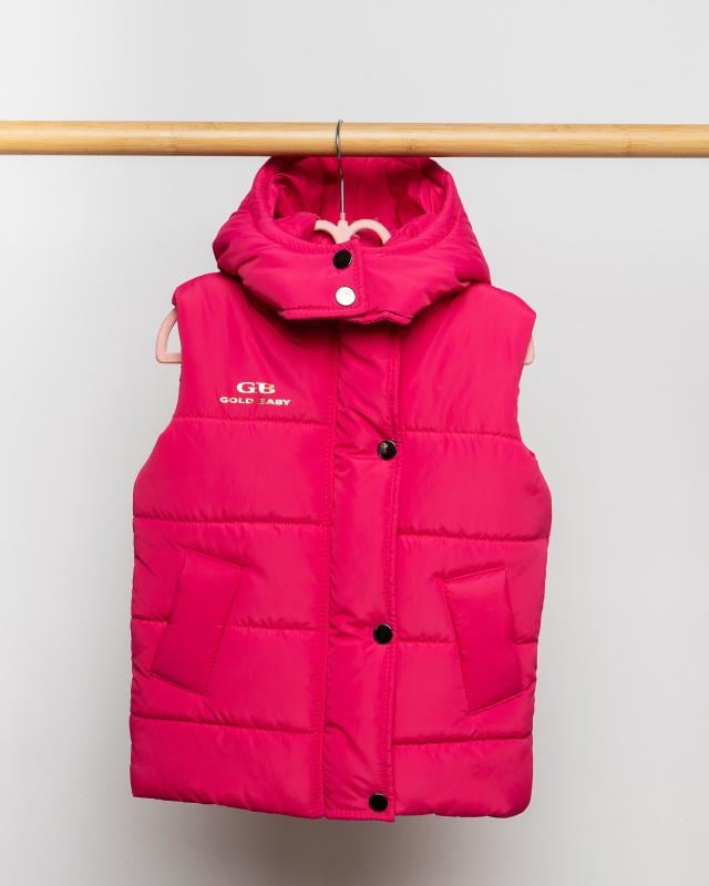 Безрукавка детская демисезонная 110 см Розовый (БК86-134-д)