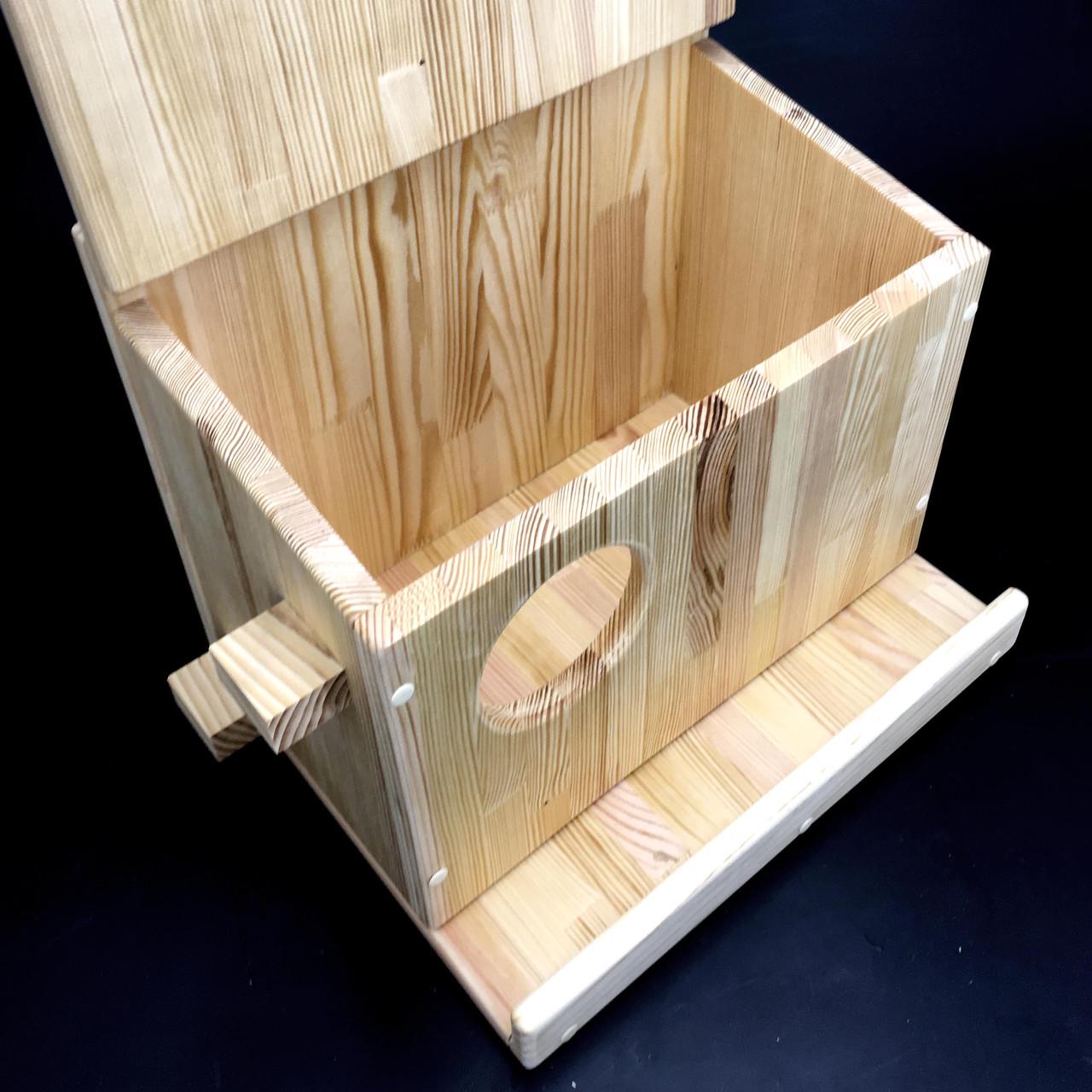 Домик для белок из дерева Кукуи Бланже (ДДБ-001601) - фото 8 Домик для белок из дерева Кукуи Бланже (ДДБ-001601) - фото 8