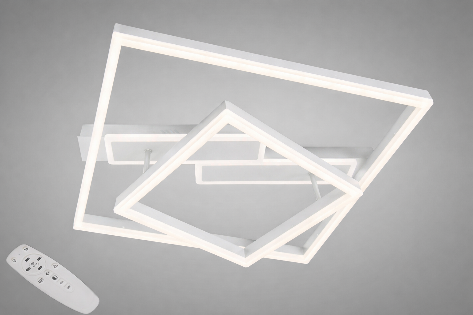Люстра потолочная LED Diasha пульт/диммер/85W Белый (2548WH LED 3color dimmer)