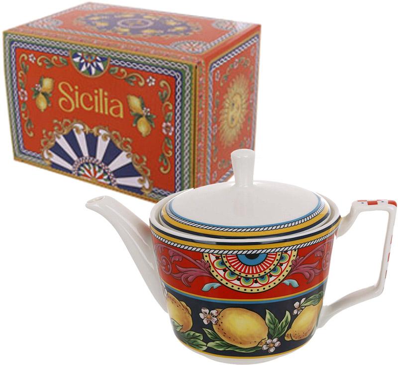 Чайник заварювальний Sicilia Ornamento порцеляновий 650 мл - фото 4 Чайник заварювальний Sicilia Ornamento порцеляновий 650 мл - фото 4