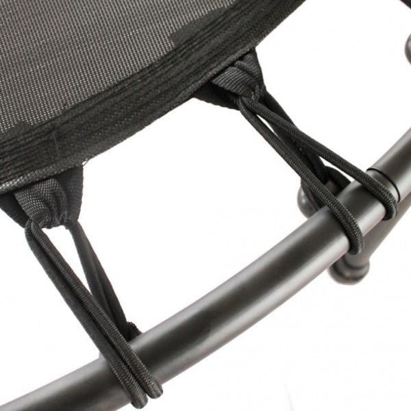 Батут Just Fun с сеткой 140 см Blue - фото 3