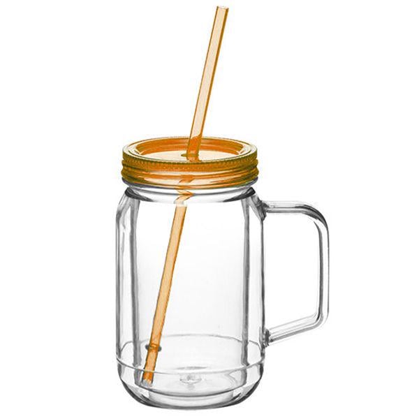 Чашка с крышкой и трубочкой Kitchen Craft 400 мл (648389-о)