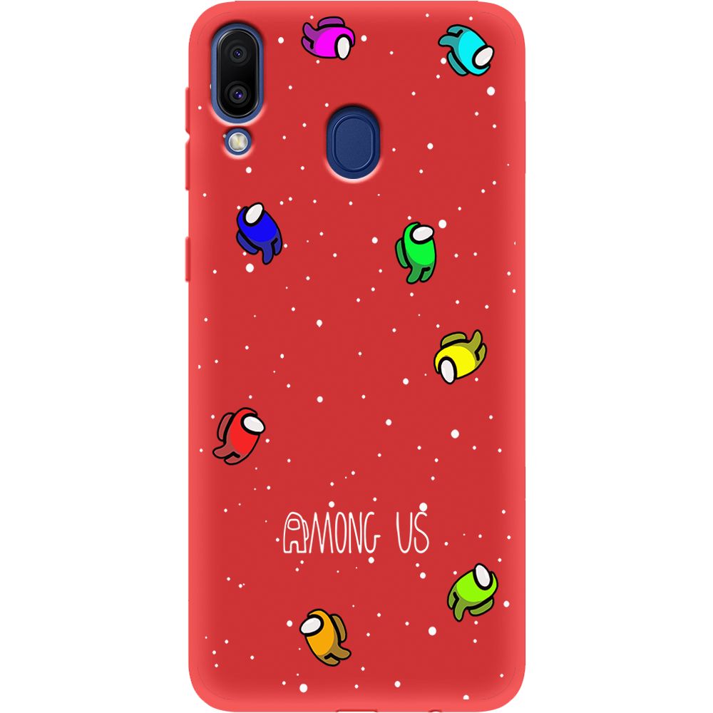 Чехол Boxface Samsung M205 Galaxy M20 Among Us Invisible Красный силикон (36205-bk76-43047)