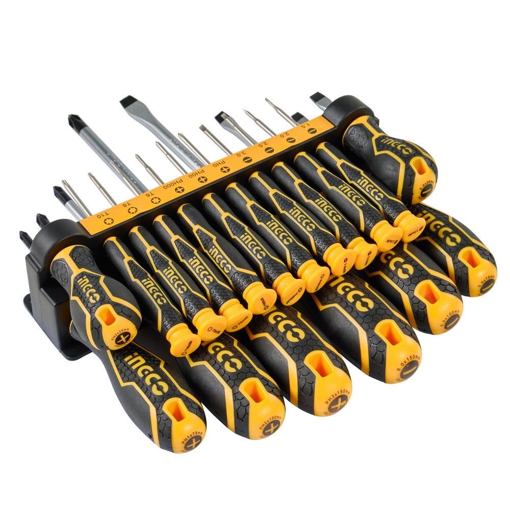 Набор отверток INGCO INDUSTRIAL 18 шт. (HKSD1828) - фото 4 Набор отверток INGCO INDUSTRIAL 18 шт. (HKSD1828) - фото 4