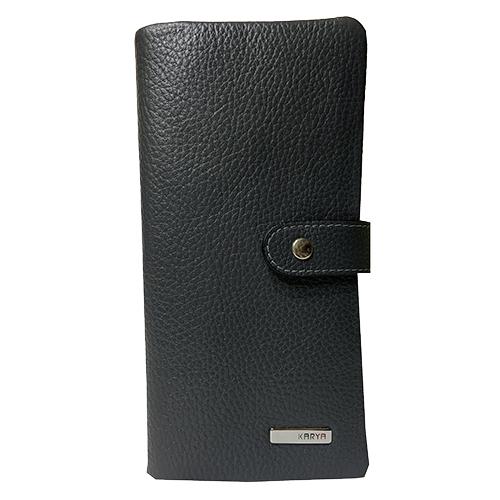 Гаманець жіночий шкіряний Karya Сірий (1135-240)