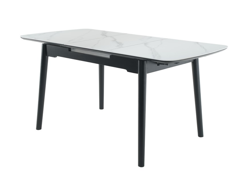 Стіл обідній розсувний Vetro Mebel 900-1200x750x760 мм Білий мрамур/Чорний (TМ-87-1) - фото 6 Стіл обідній розсувний Vetro Mebel 900-1200x750x760 мм Білий мрамур/Чорний (TМ-87-1) - фото 6