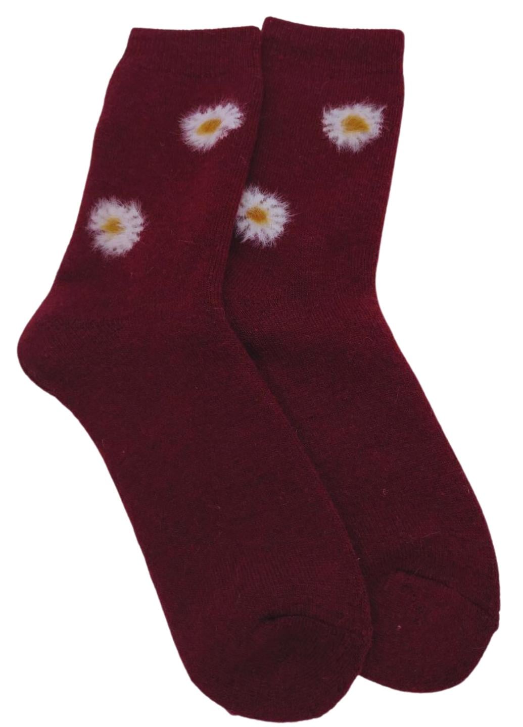 Носки женские теплые из шерсти Сhamomile 926-01 р. 36-41 1 шт. Красный (12562149)