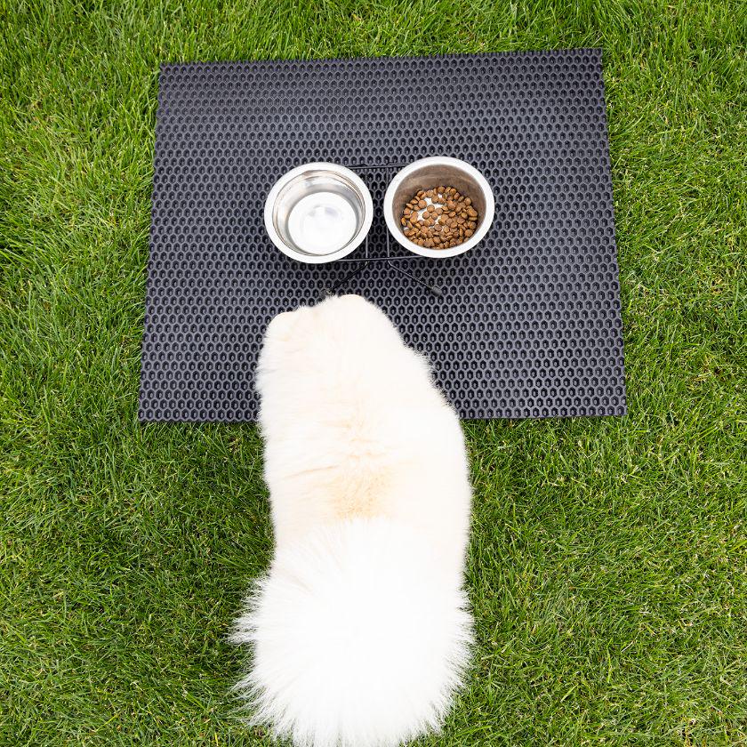 Килимок під миски для домашніх тварин OSPORT 60х50 см Чорний (R-00036) - фото 2 Килимок під миски для домашніх тварин OSPORT 60х50 см Чорний (R-00036) - фото 2