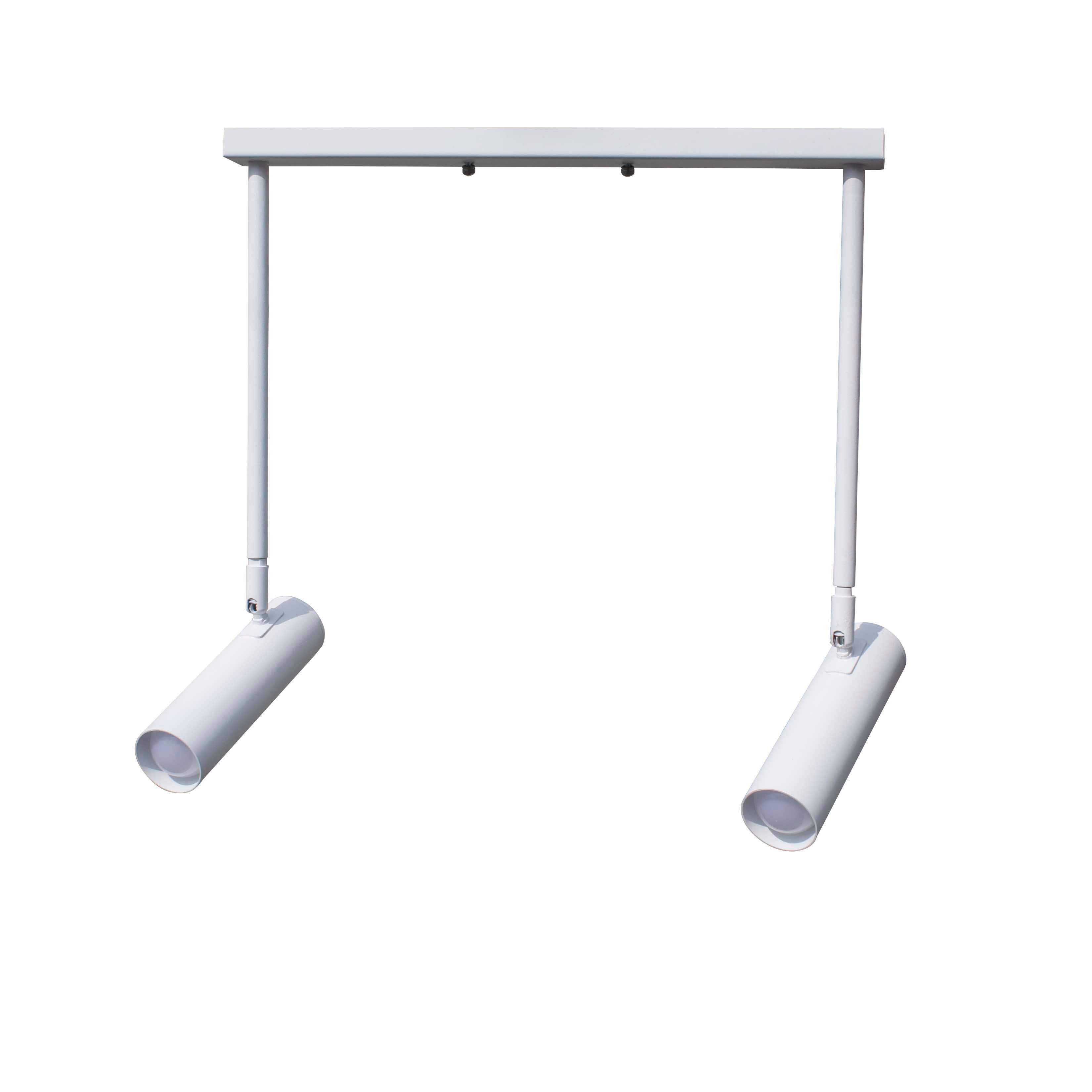 Спот MSK Electric с поворотными плафонами на планке NL 1730-2 W