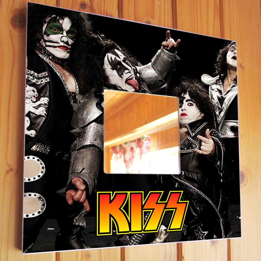 Зеркало настенное Группа "KISS" 260х260 мм (M03362)