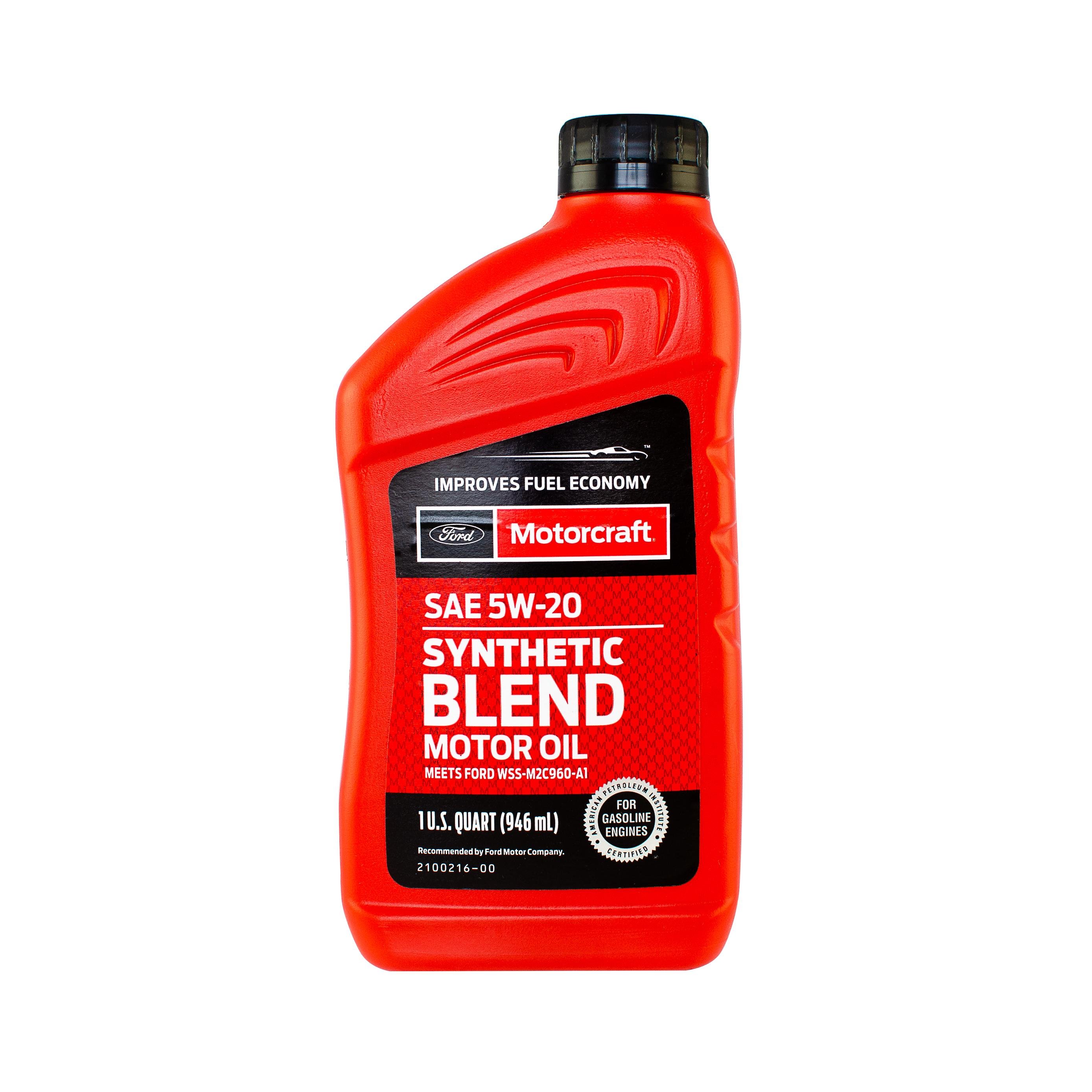 Олива моторна Ford Motorcraft Synthetic Blend 5W-20 SP/GF-6 1qt 946 мл