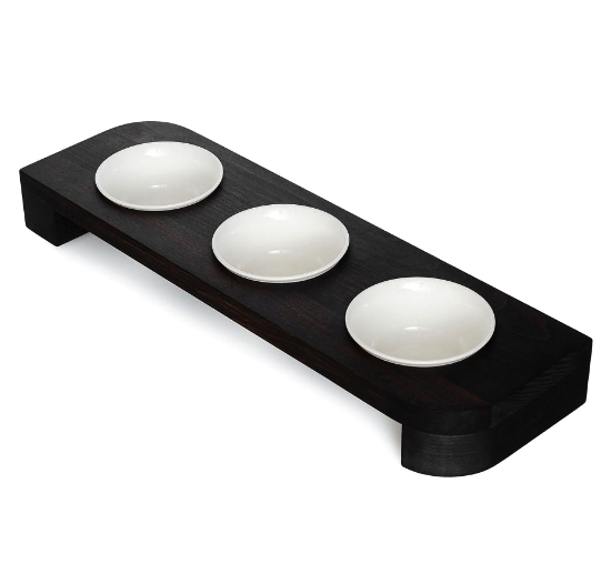 Подставка под миски для кошек из дерева Порсок Венге (ПКШ-000912)