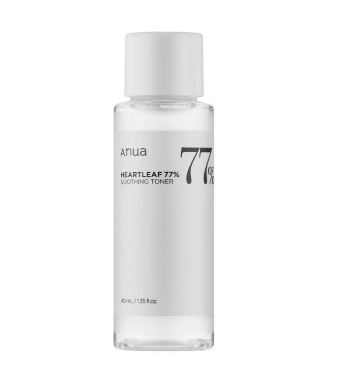Тонер успокаивающий с экстрактом хауттюнии ANUA Heartleaf 77% Soothing Toner 40 мл