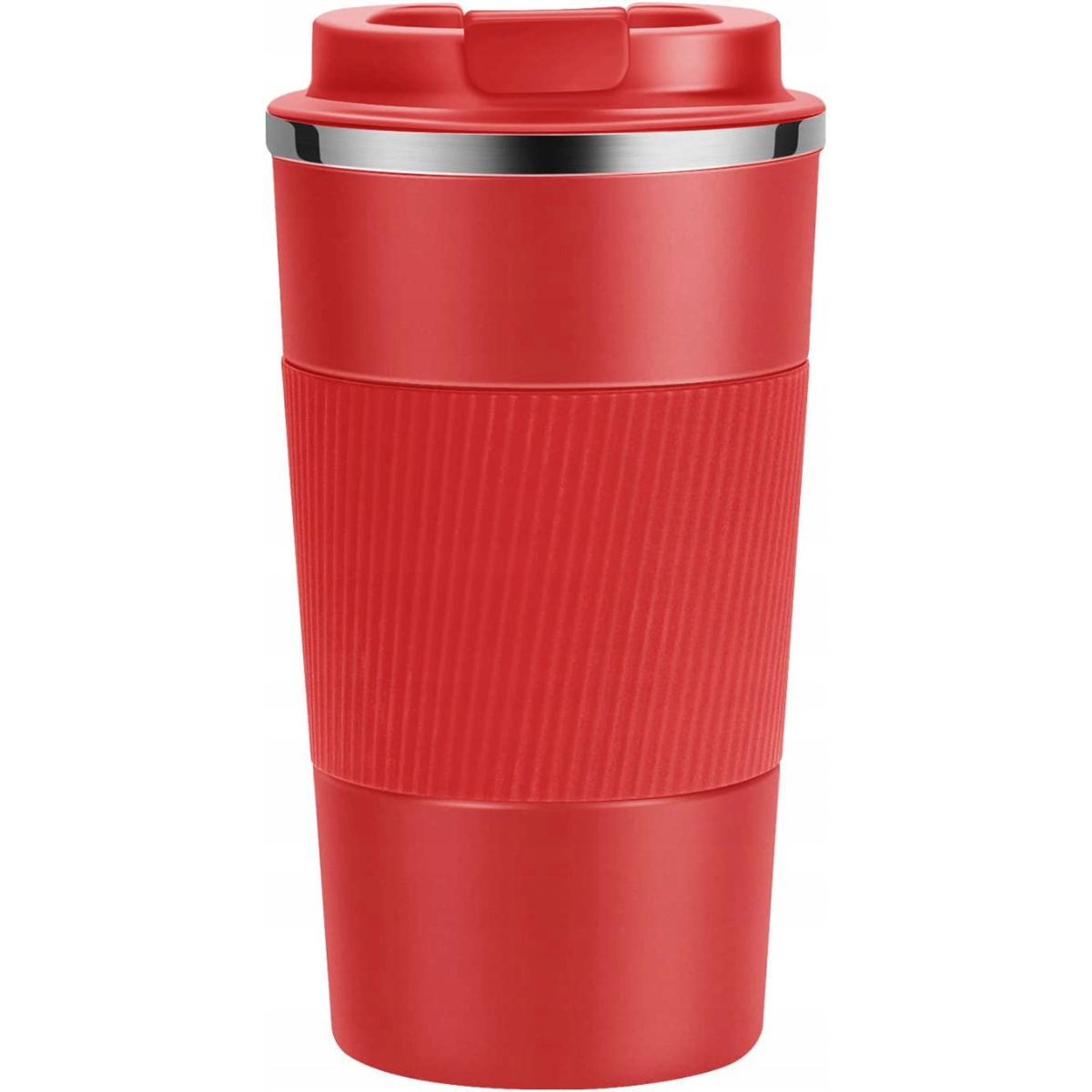 Термокружка Koanni нержавіюча сталь вакуумна ізоляція 6 годин тепло 12 годин холод герметична кришка без BPA Червоний (180)