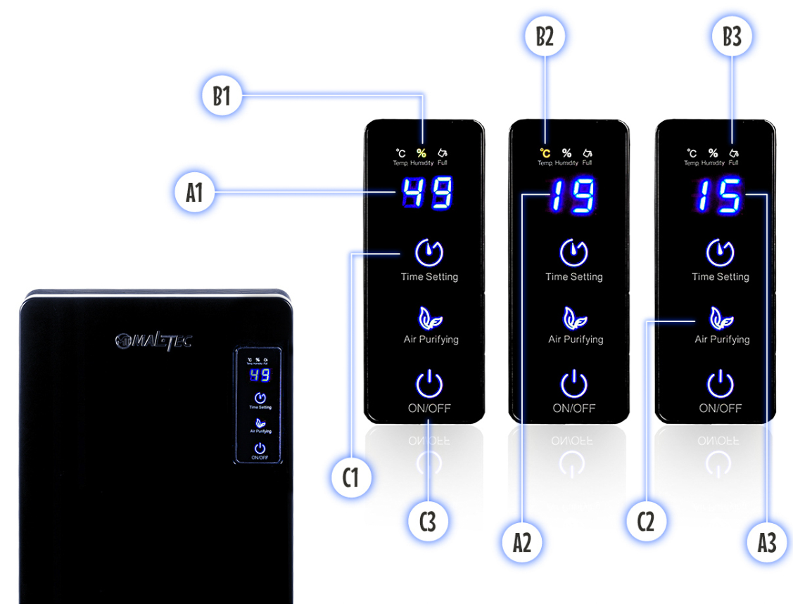 Осушитель воздуха Maltec DH-2200 (1871285082) - фото 4 Осушитель воздуха Maltec DH-2200 (1871285082) - фото 4