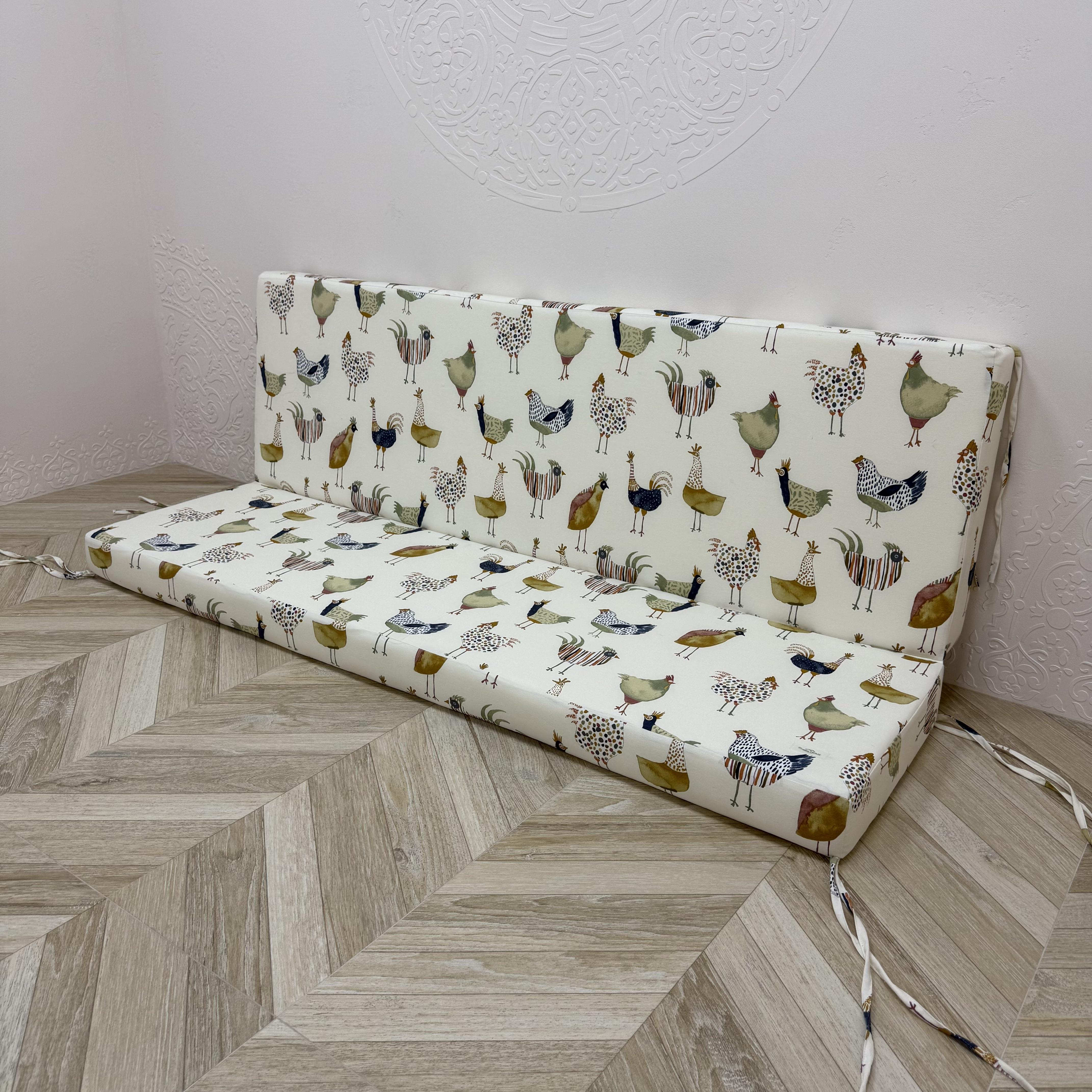 Матрас Comfort Home Chickens на поддоны/качели/каркасы/садовую мебель панама 170х60х40х5 см