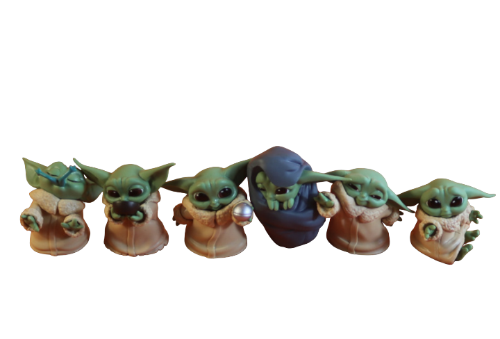 Набо фигурок Star Wars Baby Yoda 6 шт. 5-6 см (11298645)