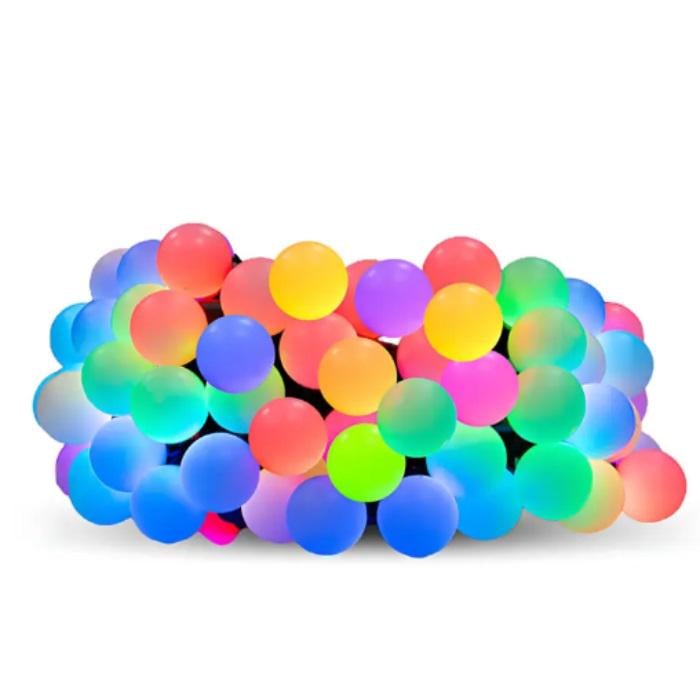 Гірлянда Smart Матова кулька RGB USB APP/Bluetooth/пульт 50 кульок 10 м (16899)
