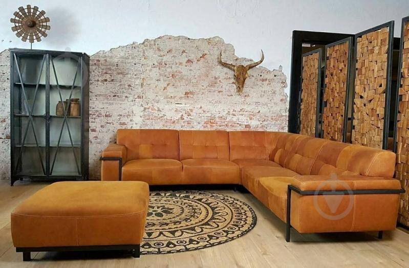 Диван мягкий угловой JecksonLoft Собен Коричневый 0232 Диван мягкий угловой JecksonLoft Собен Коричневый 0232