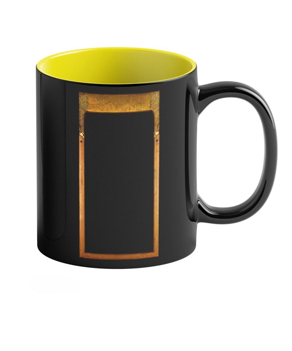 Чашка Good Loot Game Art Chronicles Cyberpunk 2077 Judy&Gustav Klimt термочутлива 450 мл Чорний/Жовтий (614427) - фото 2 Чашка Good Loot Game Art Chronicles Cyberpunk 2077 Judy&Gustav Klimt термочутлива 450 мл Чорний/Жовтий (614427) - фото 2