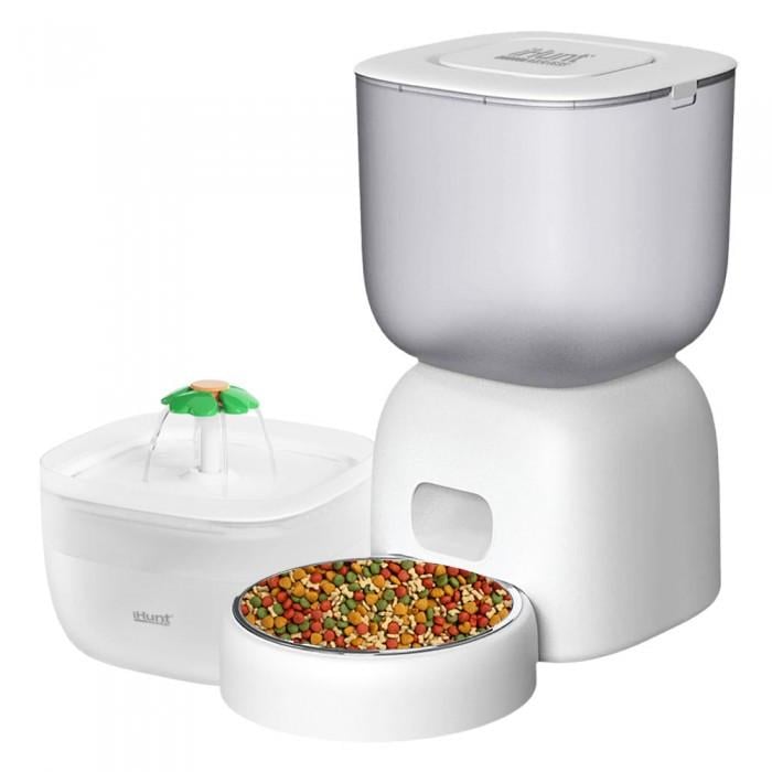 Кормушка автоматическая IHunt Smart Pet Care Pack 3 л/фонтанчик для животных 2 л