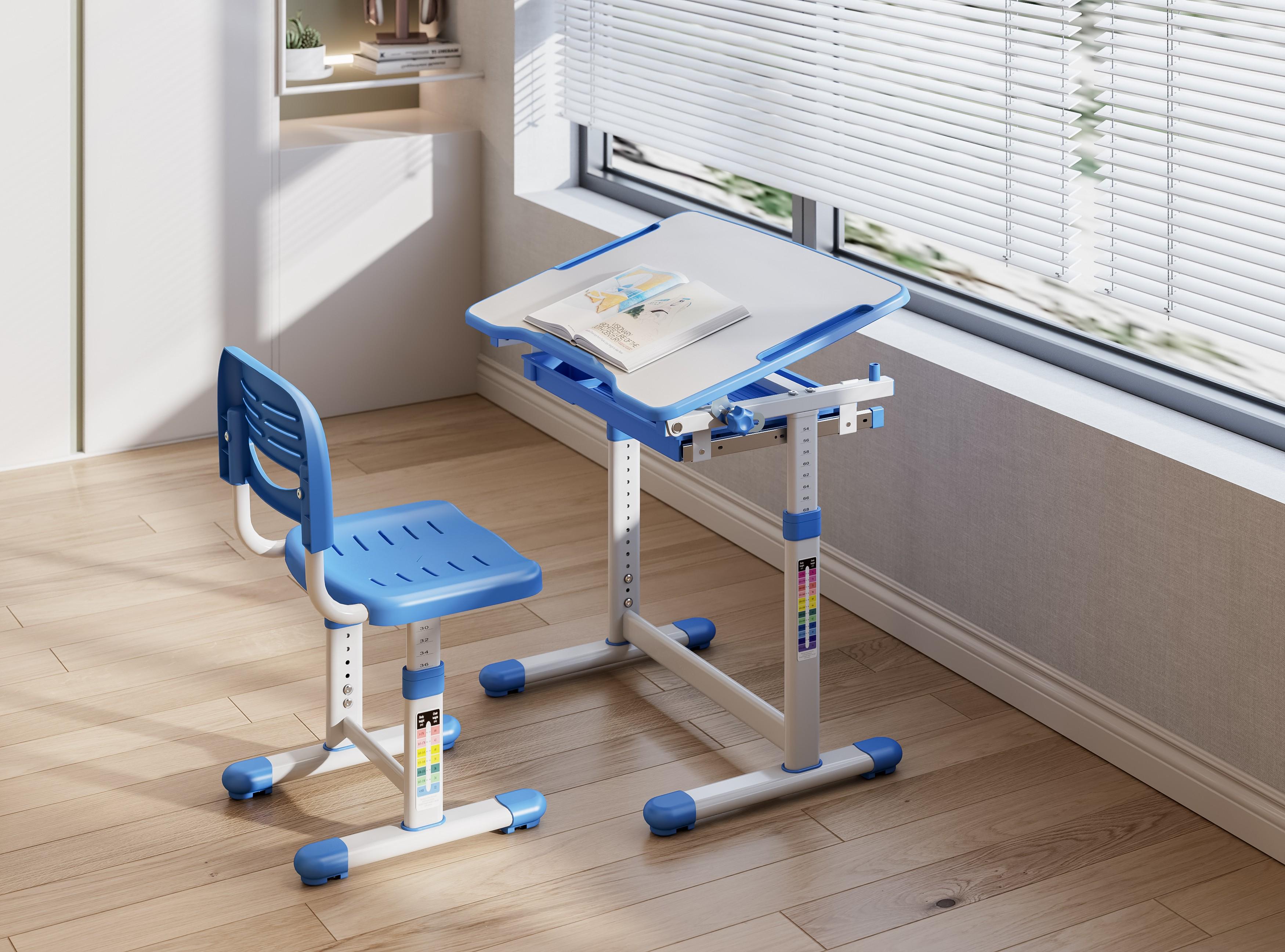 Парта-трансформер SECTOR Афіна зі стільцем Blue (28948071) - фото 2
