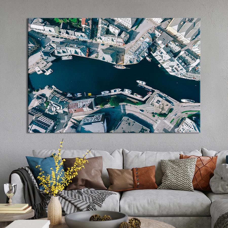 Картина город Город Гётеборг в Швеции 120x80 см (A684-1) - фото 1 Картина город Город Гётеборг в Швеции 120x80 см (A684-1) - фото 1