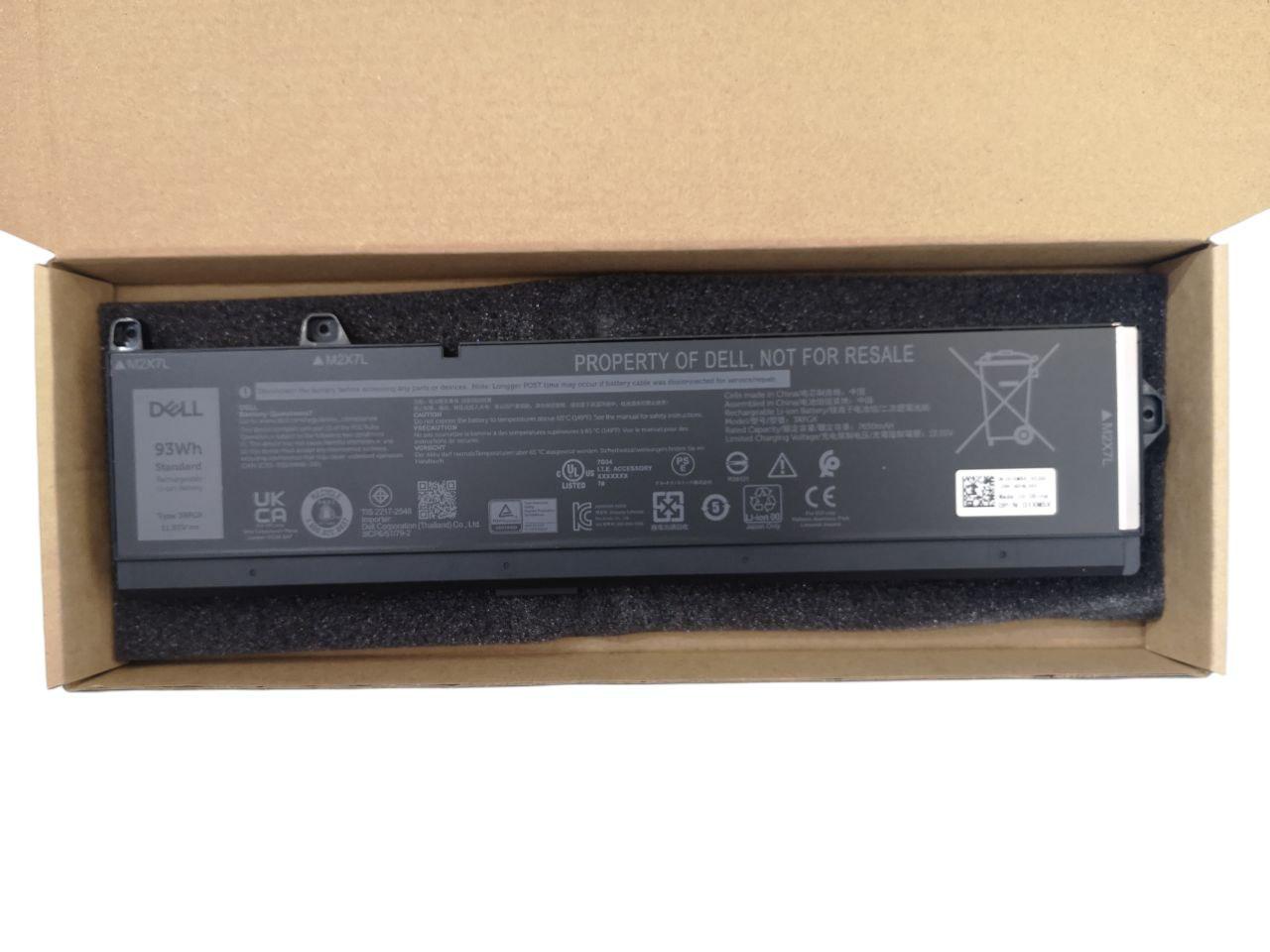 Акумулятор для Dell 1XM5X/3RFGX 7650 mAh 93Wh (22131669)