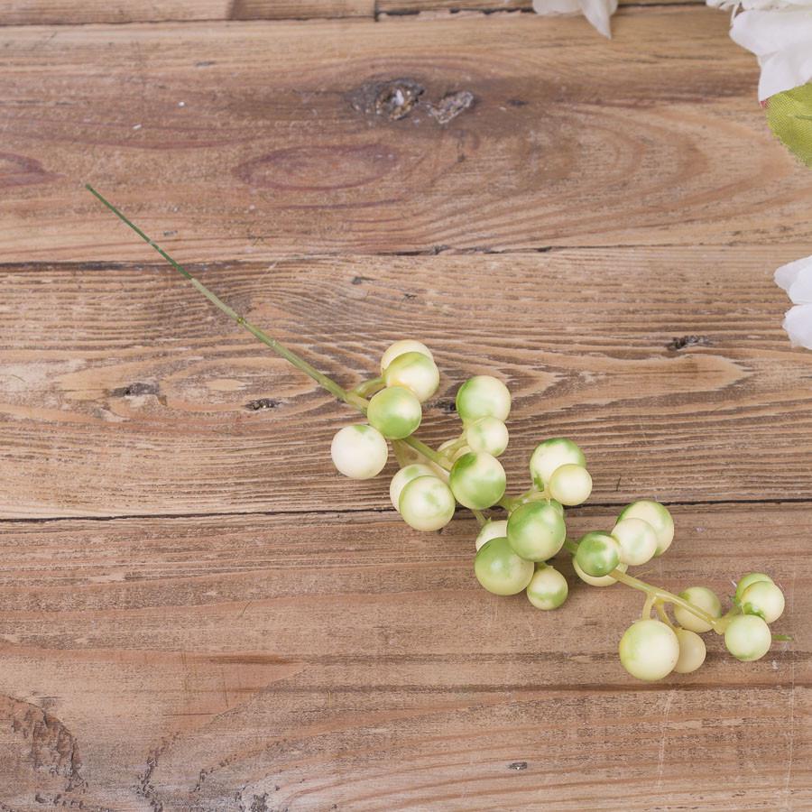 Искусственная ветка с ягодами 10 шт. (5285-1)