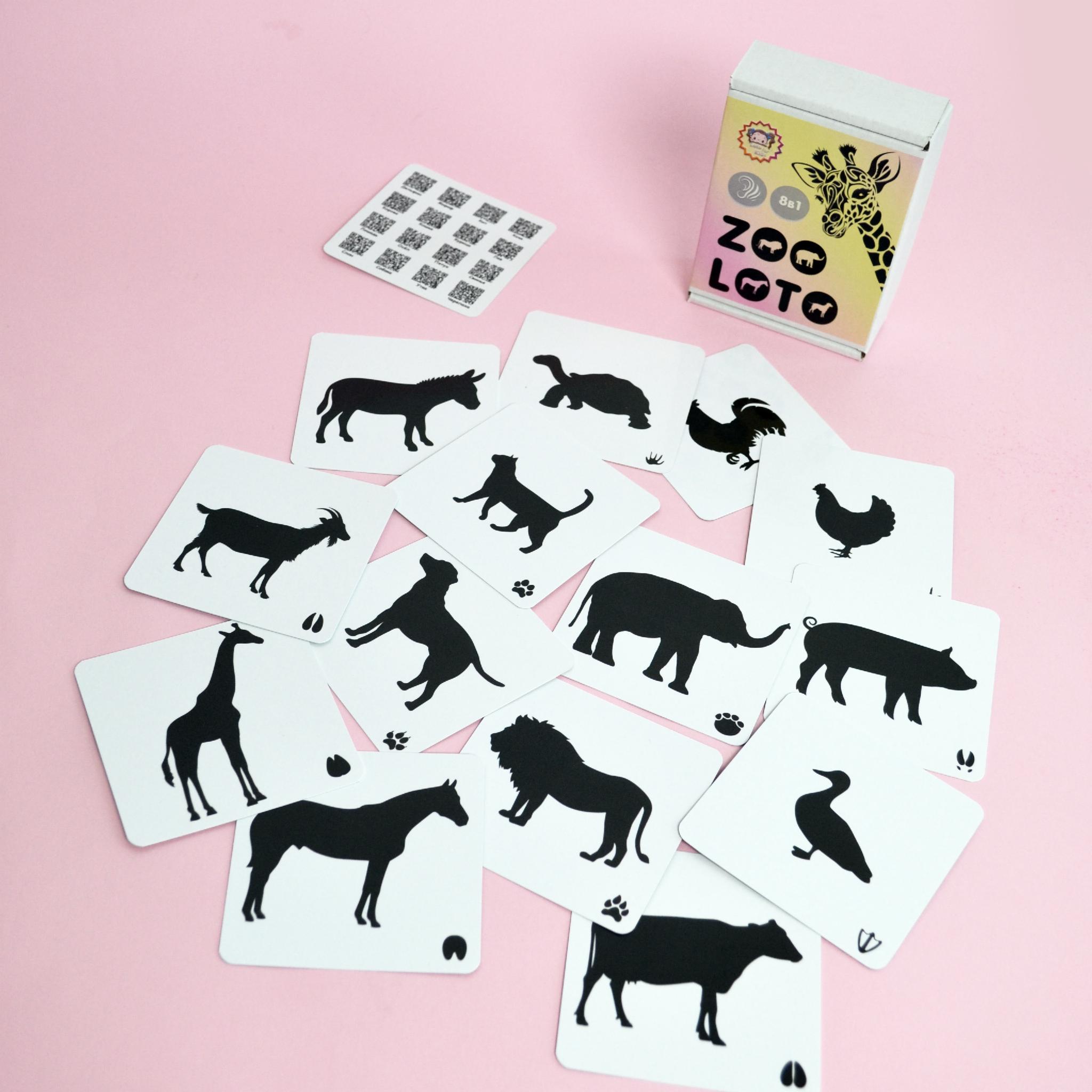Настільна гра Zoia for Kids Лото ЗооЛото 8в1 16 тварин (М-004) - фото 6 Настільна гра Zoia for Kids Лото ЗооЛото 8в1 16 тварин (М-004) - фото 6