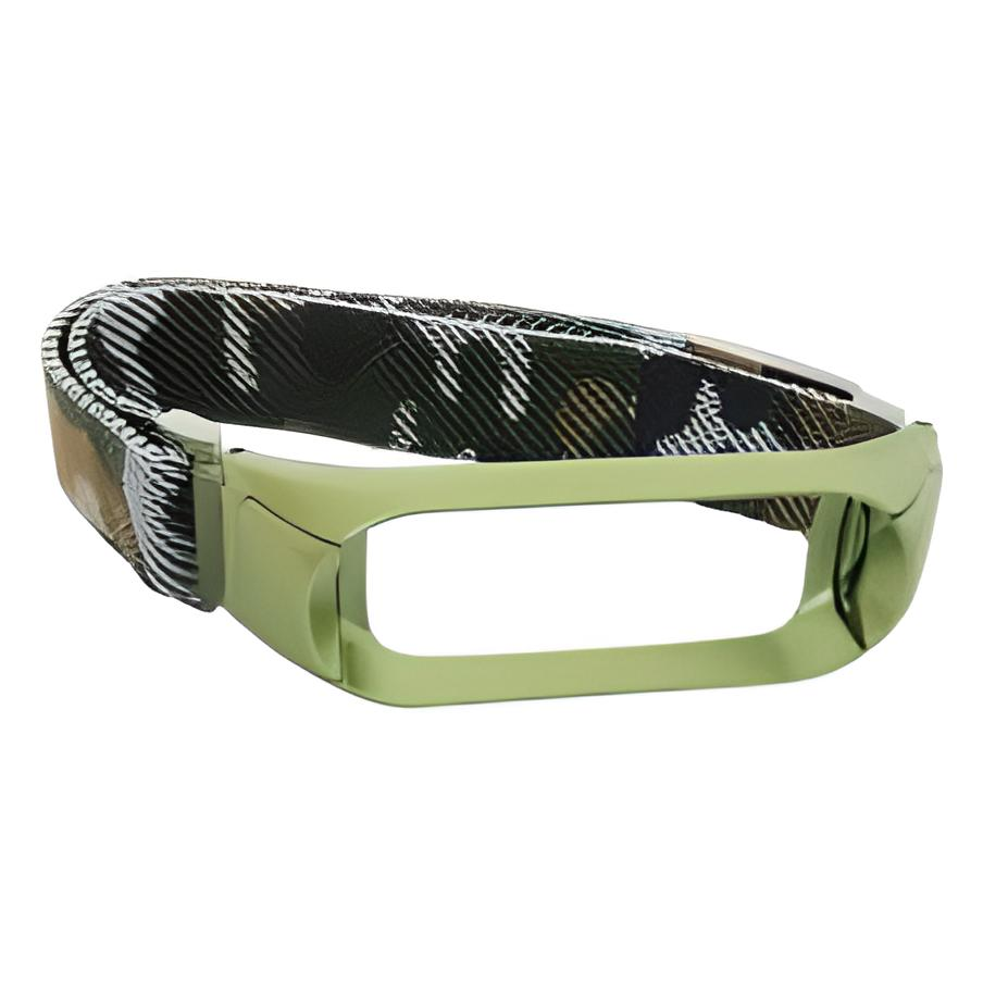Ремешок для фитнес браслета Xiaomi Mi Band 3 4 Milanese Loop Camouflage 1 Green