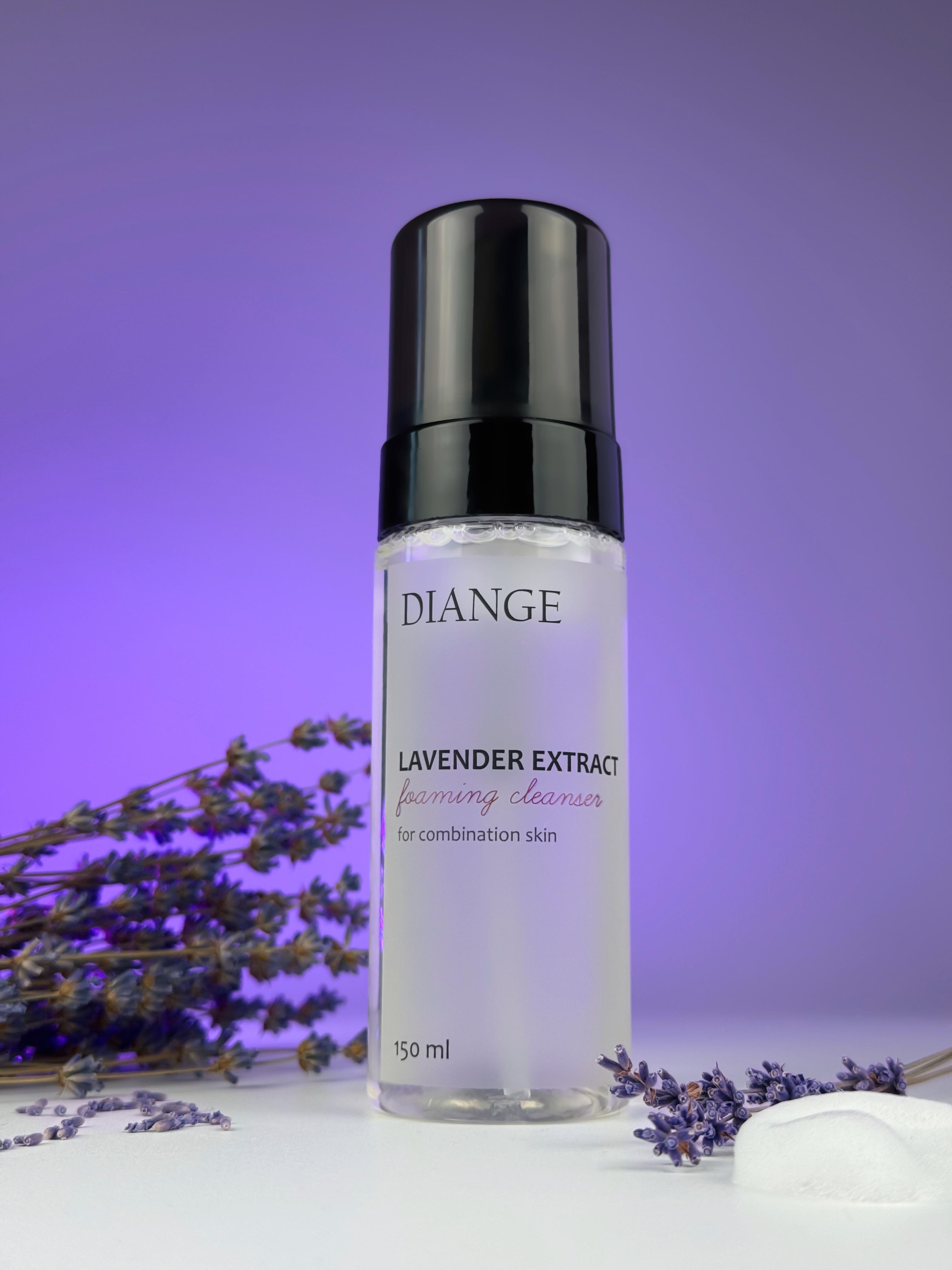 Очищающая пенка с экстрактом лаванды для нормальной кожи LAVENDER EXTRACT 150 мл