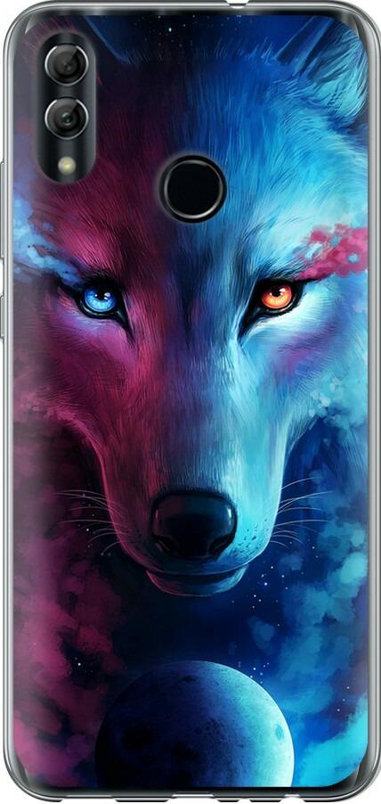 Чехол на Huawei Honor 10 Lite Арт-волк (3999t-1618-42517)
