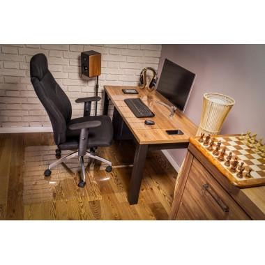 Захисний килимок під крісло з монолітного полікарбонату Poly-Frik 0,8 мм 1000х1240 мм Прозорий (ZK-08) - фото 4