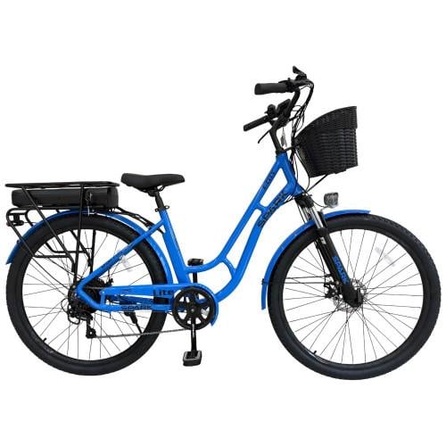 Велосипед з електромотором Spark E-CITY LITE 18" 48V 500W 12,8 Ah Синій (000218744)