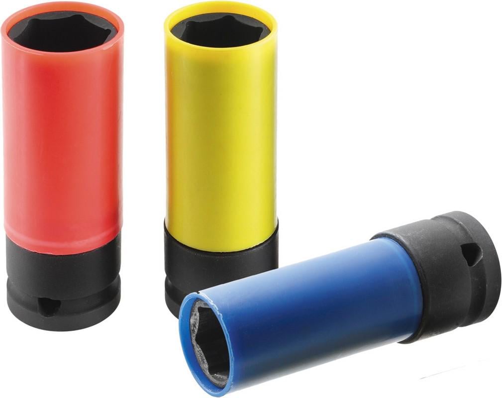 Головка торцевая MasterTool ½" 21 мм L 86 мм CrMo с пластиковой защитой для алюминиевых дисков (78-1521)