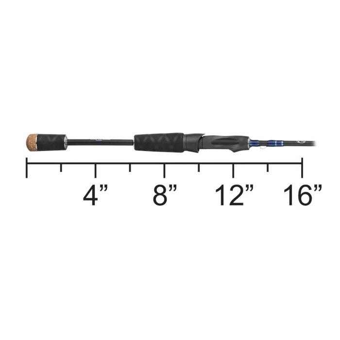 Вудилище спінінгове Bass Pro Shops Panfish Elite Spinning Rod Fast 2,03 м 0,9-5,3 г (PFE68ULS) - фото 3