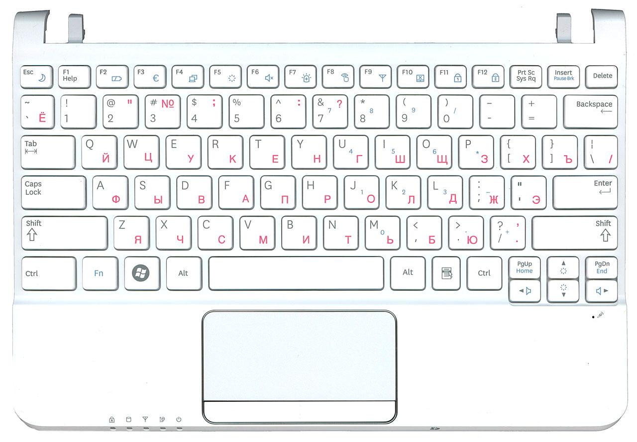 Клавиатура для ноутбука Samsung NC110 White TopCase White