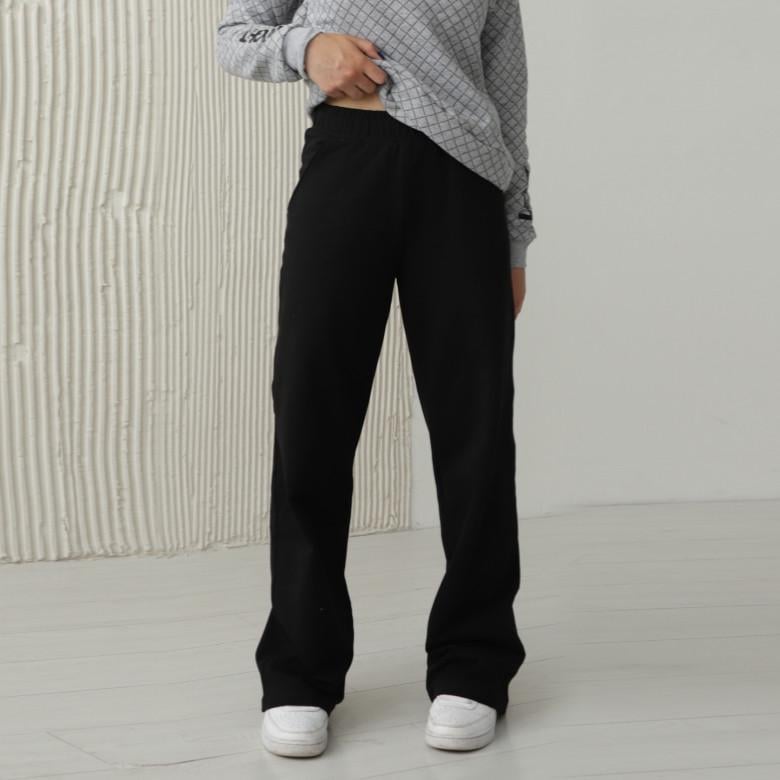 Брюки-палаццо для девушки Gbi Teens 140 см Черный (13762)