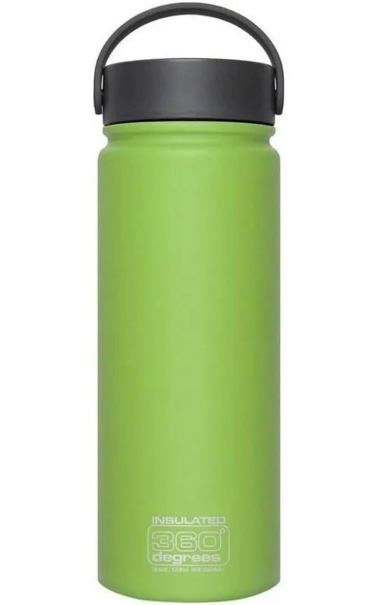 Термос 360 degrees Wide Mouth Insulated 550 мл Green (STS 360SSWMI550BGR)