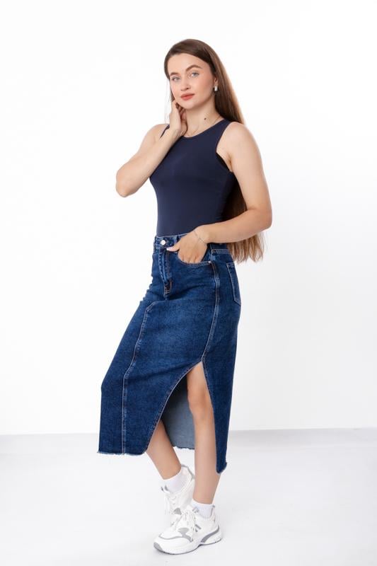 Спідниця жіноча Носи Своє р. 28 Синій (11755) - фото 2 Спідниця жіноча Носи Своє р. 28 Синій (11755) - фото 2