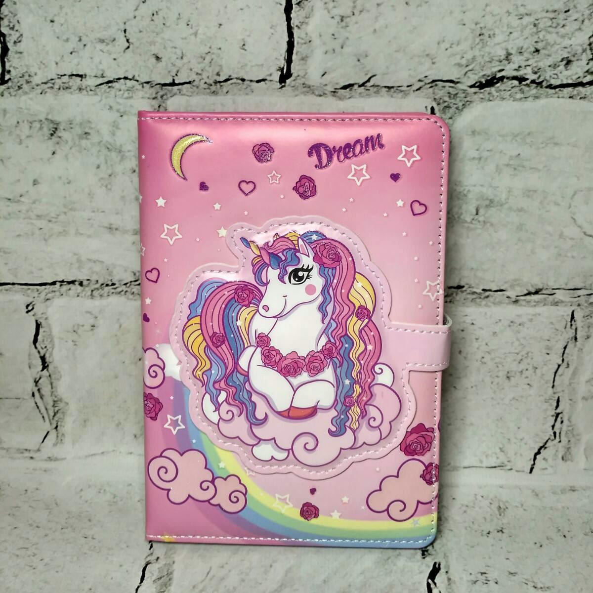 Блокнот Единорог на магнитной застежке 19х12,7 см Розовый (PU-013-1) Блокнот Единорог на магнитной застежке 19х12,7 см Розовый (PU-013-1)