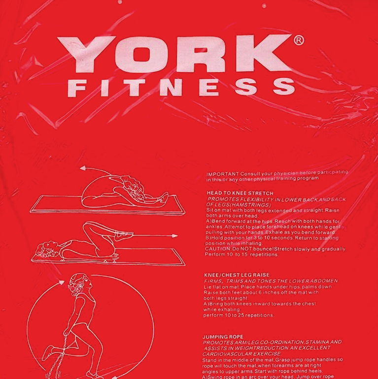 Килимок для вправ York Fitness двосторонній (5064) - фото 2 Килимок для вправ York Fitness двосторонній (5064) - фото 2