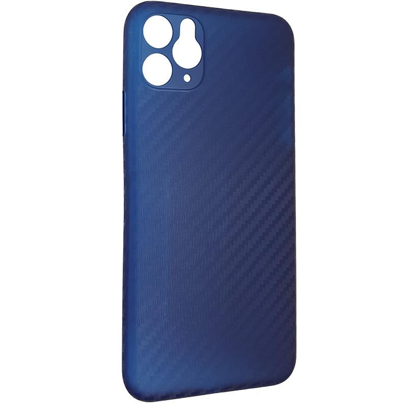 Чехол Anyland Carbon Ultra thin для Apple iPhone 11 Pro Max Blue (29caa1-3118)
