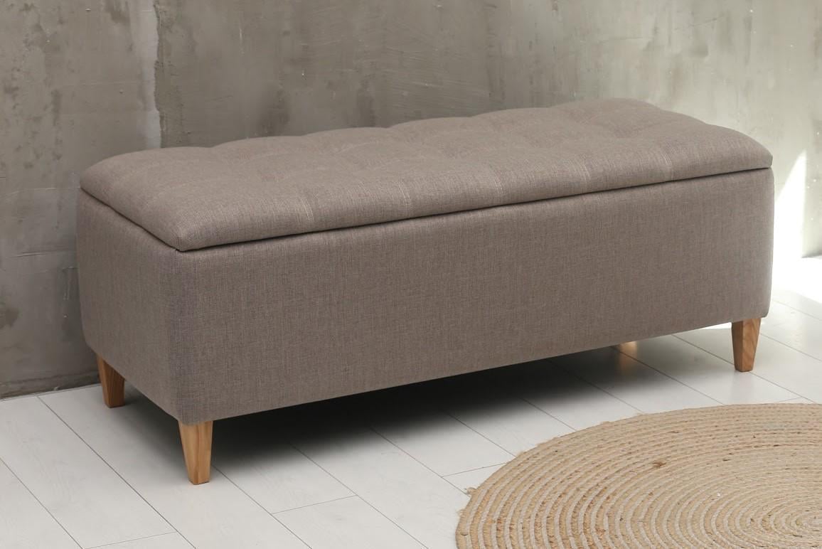 Топчан з нішею Vi-Tall з відстрочкою опори дерево 160х55х42 см Бежевий Топчан з нішею Vi-Tall з відстрочкою опори дерево 160х55х42 см Бежевий