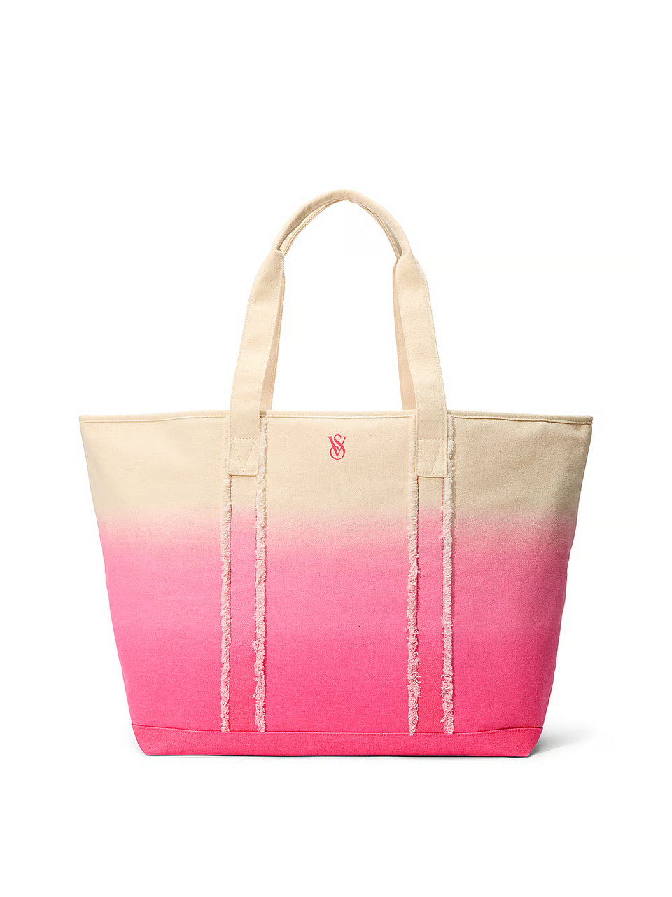 Пляжна сумка Victoria's Secret Ombré Beach Tote Bag Бежевий (283129615861)