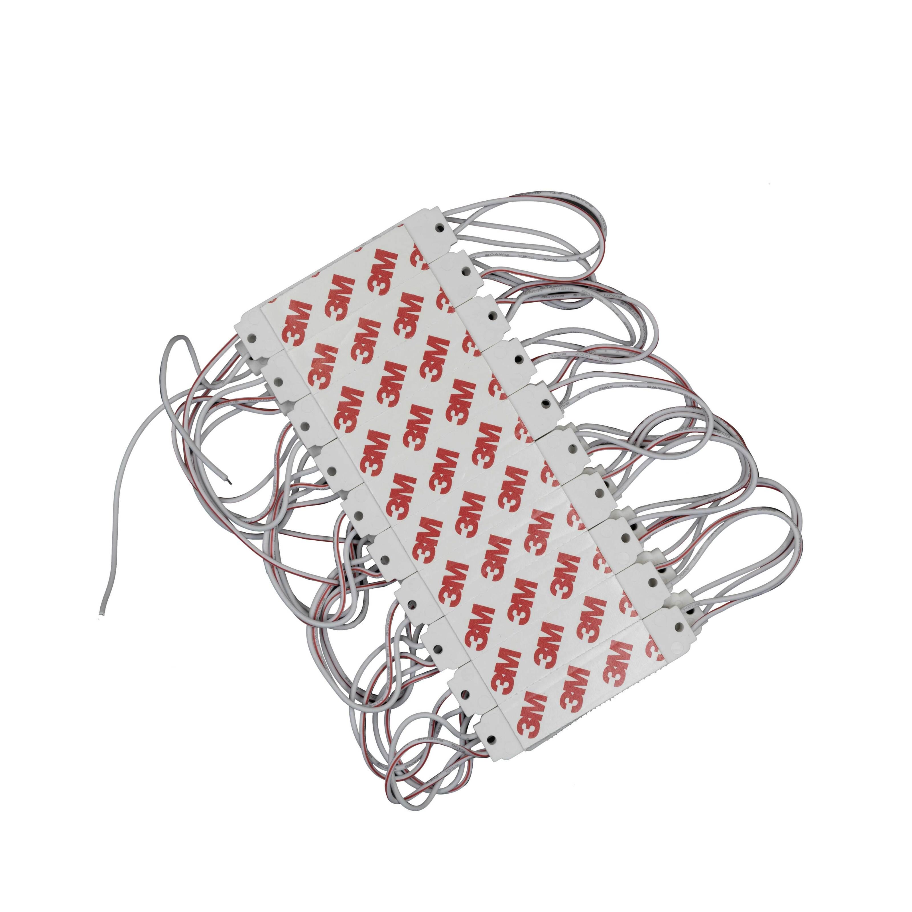 Светодиодный модуль Prolum V2 SMD2835 3LED 12V 1W с линзой Белый (321009) - фото 3 Светодиодный модуль Prolum V2 SMD2835 3LED 12V 1W с линзой Белый (321009) - фото 3