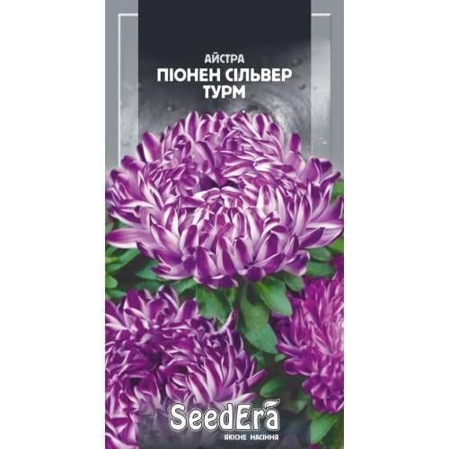 Семена цветов Астра Пионен Сильвер Турм Семейный сад 0,25 г (CS-0919)