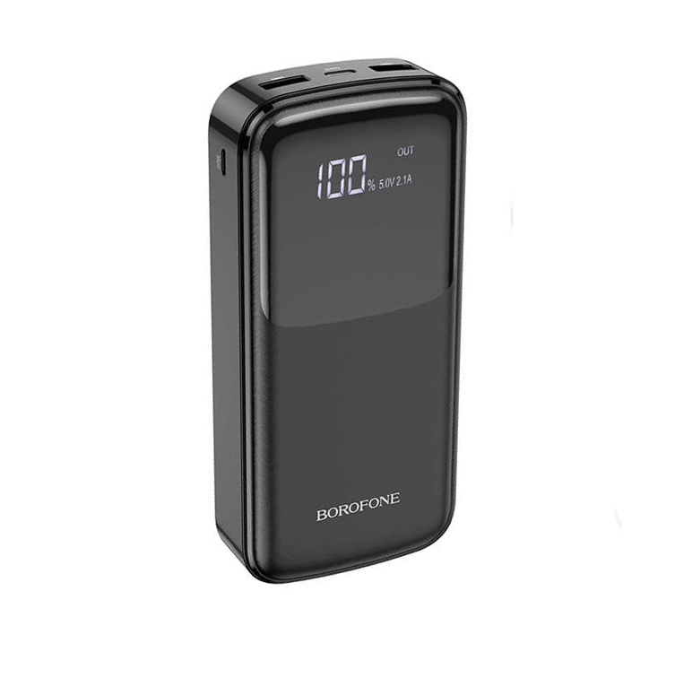 Повербанк BOROFONE Mike BJ17A 20000 mAh 2xUSB Type-C 2.1A Чорний